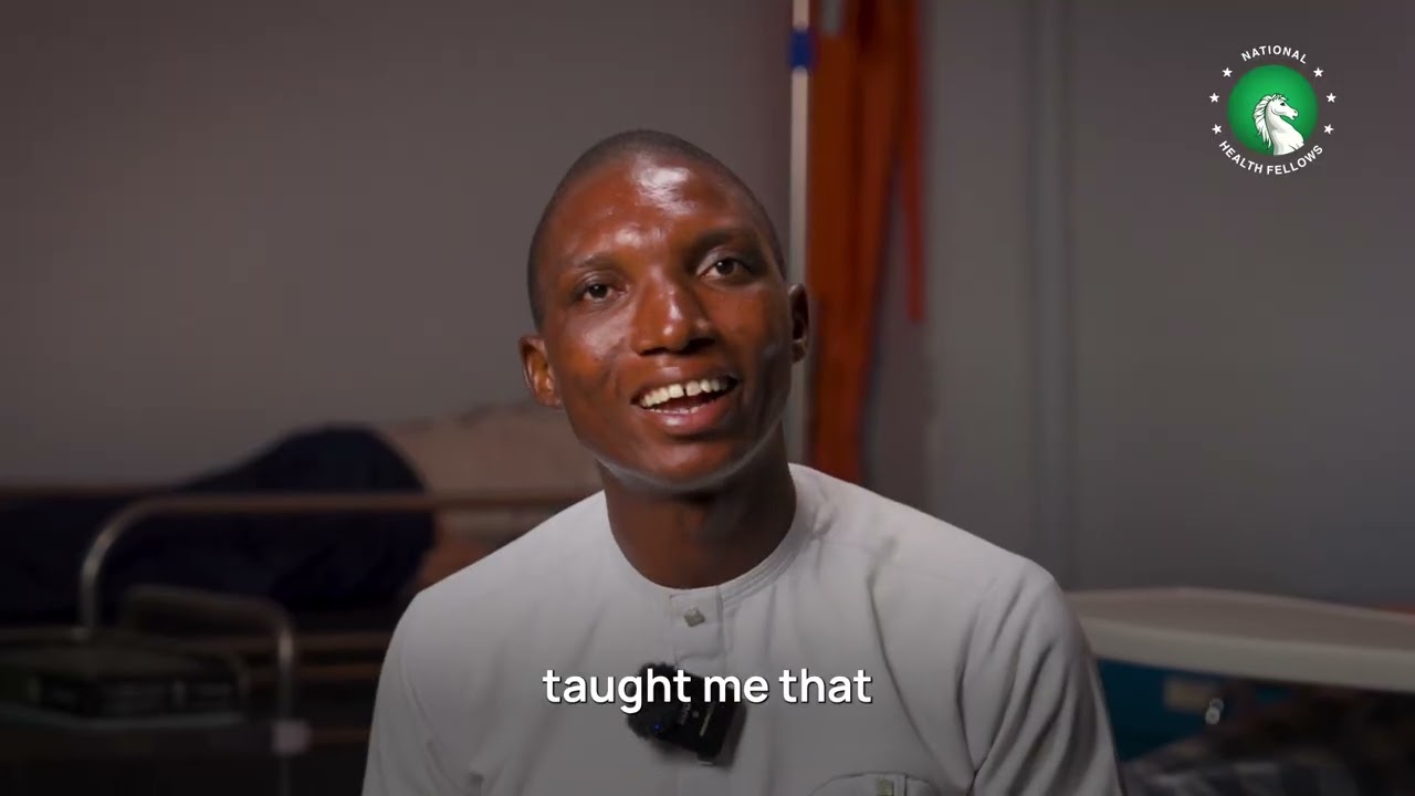 National Health Fellow Monday Musa testimonial video thumbnail